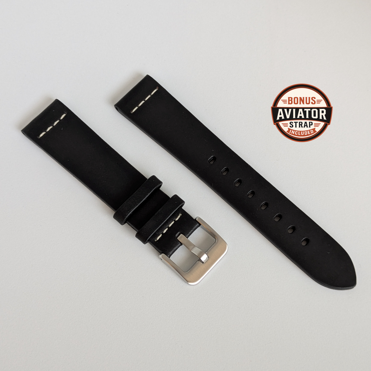 Würger Black (Interceptor) Herren-Fliegeruhr