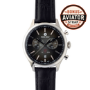 Würger Black (Interceptor) Herren-Fliegeruhr