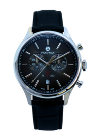 Würger Black (Interceptor) Men's Aviation Watch